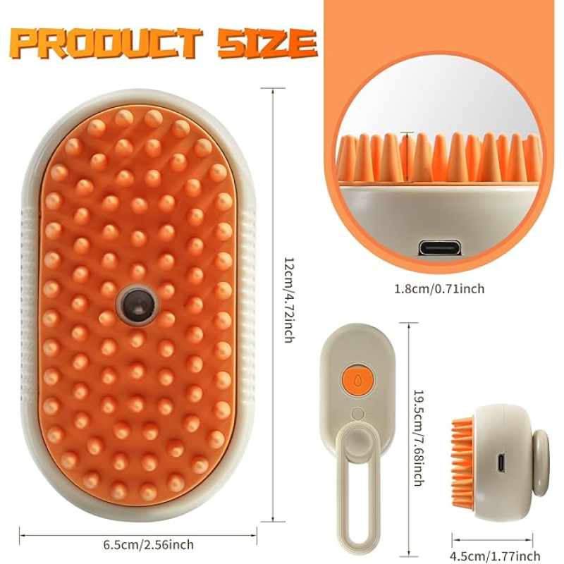 PatBlush Kedi Köpek Buharlı Pet Tarağı