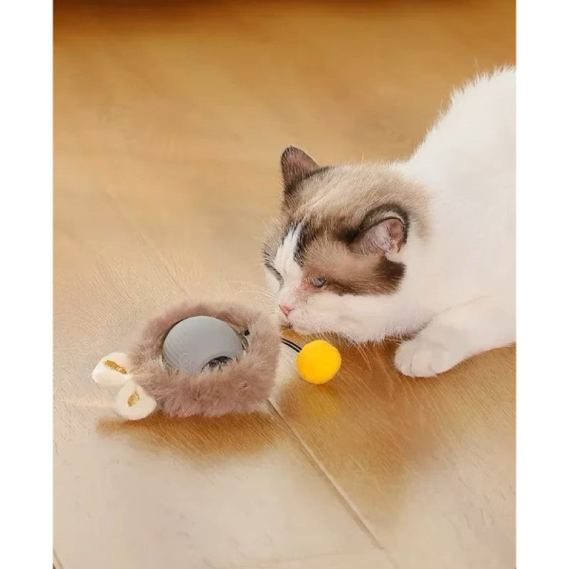 PatBall Tüylü Şarjlı Kedi Oyuncağı
