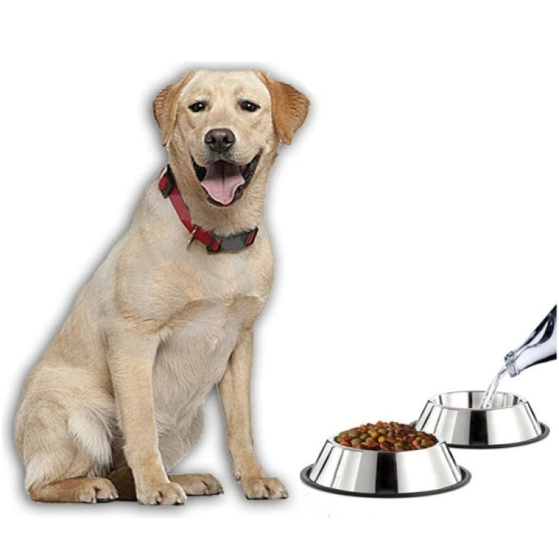 Patsteel Paslanmaz Çelik Metal Mama Kabı 34 cm.