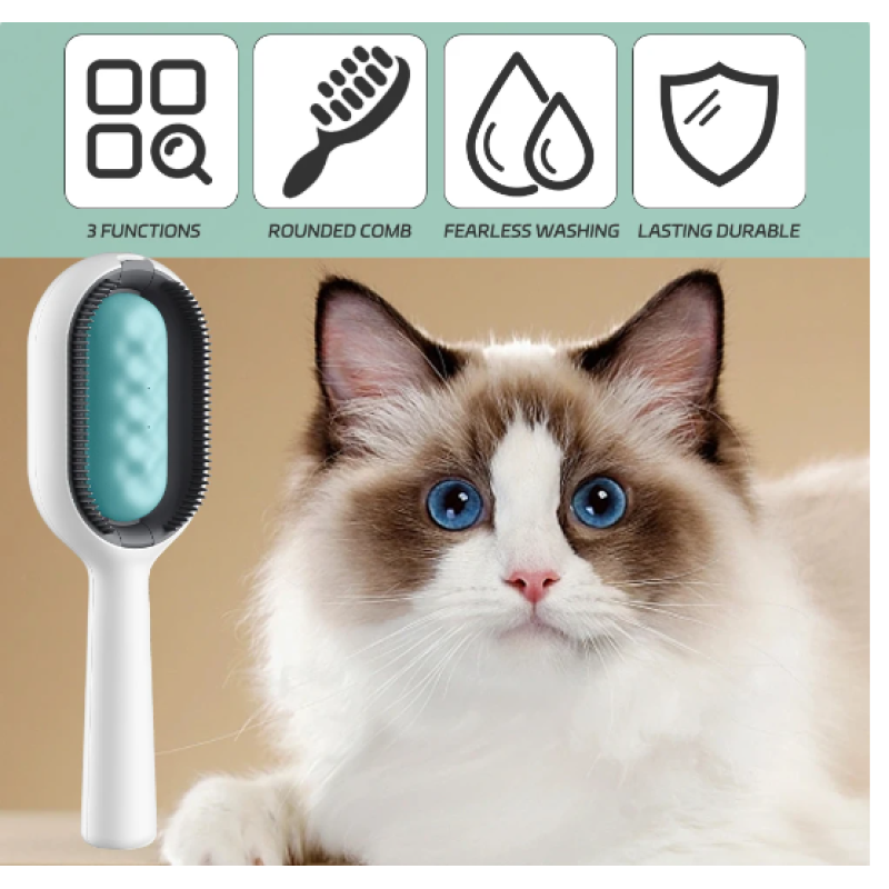 PatFur™ Kedi & Köpek Tüy Toplama Tarağı