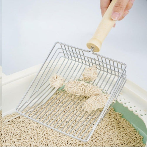 PatClean Ahşap Saplı Metal Kum Temizleme Küreği