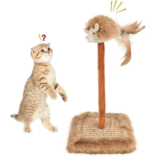 PatScratch Sesli Oyuncaklı Kedi Tırmalama Tahtası