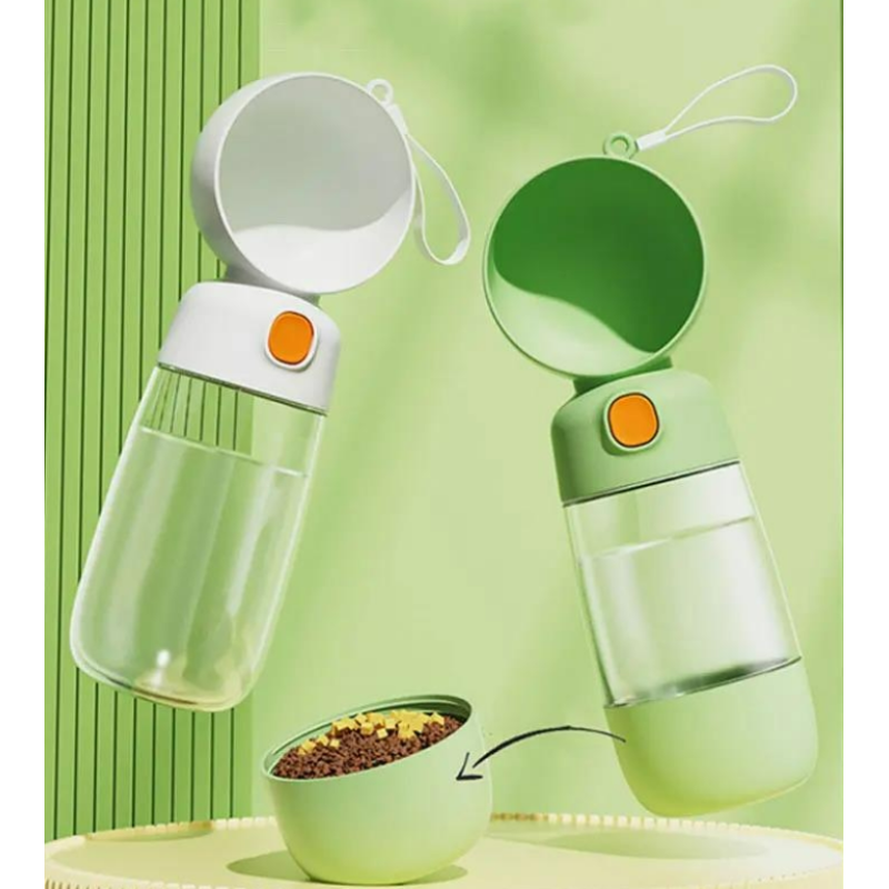 PatGo™ Taşınabilir Evcil Hayvan Mama Hazneli Su Matarası