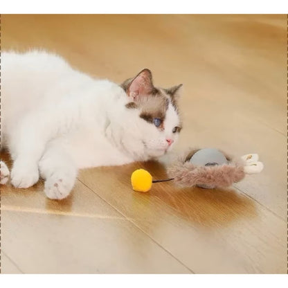 PatBall Tüylü Şarjlı Kedi Oyuncağı