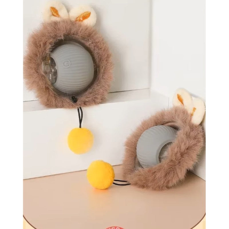 PatBall Tüylü Şarjlı Kedi Oyuncağı