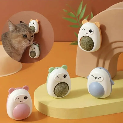 PatBearlic Ayıcıklı Kedi Otu Yalama Topu