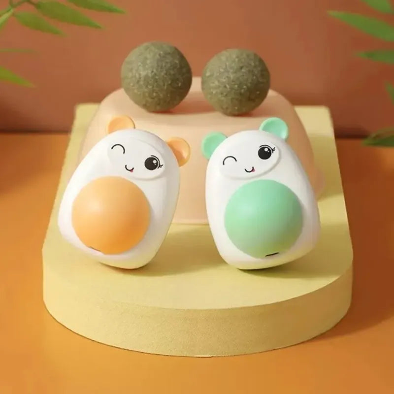 PatBearlic Ayıcıklı Kedi Otu Yalama Topu