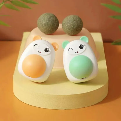 PatBearlic Ayıcıklı Kedi Otu Yalama Topu