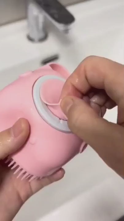 PatScrub Şampuan Hazneli Kedi Köpek Yıkama Kesesi