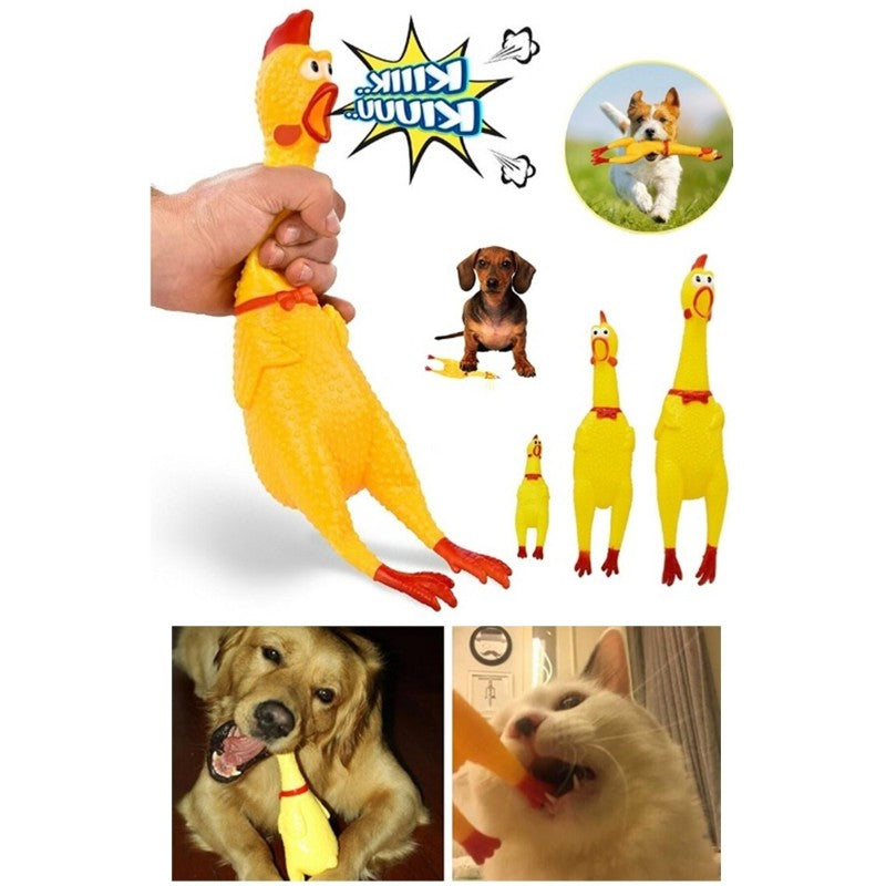 PatFun Ses Çıkaran Tavuk Kedi Köpek Oyuncağı