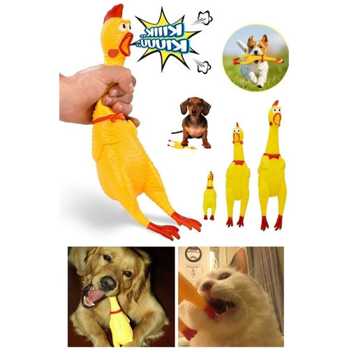 PatFun Ses Çıkaran Tavuk Kedi Köpek Oyuncağı